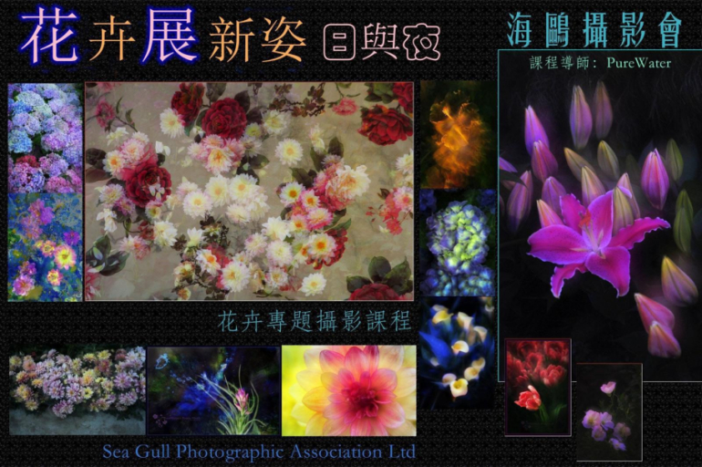 花卉展新姿日與夜 (花卉專題攝影課程) 